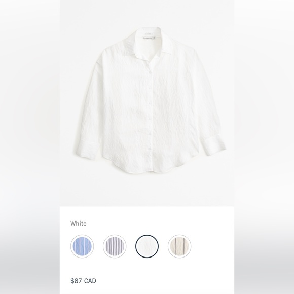 Abercrombie Oversized Breezy Shirt - Picture 1 of 2